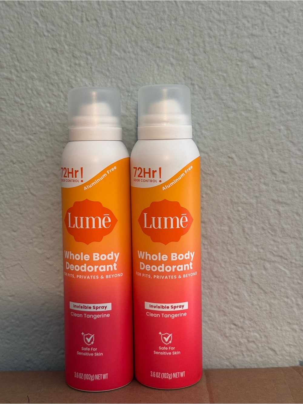 Whole Body Deodorant Spray — Clean Tangerine (Orange/Pink)